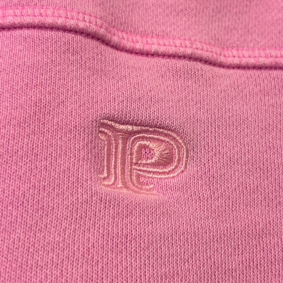 50%off w♥️ Victoria secret PINK  IVY FLEECE YOKE SEAM CREW SWEATSHIRT S - Picture 4 of 8